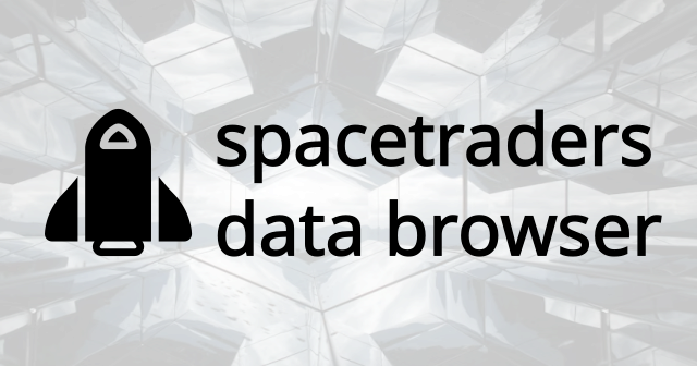 spacetraders data browser
